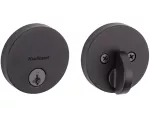 Cerrojo sencillo redondo hierro negro 514 Uptown Kwikset 92580-020