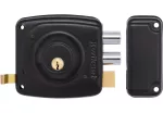 Llavin doble paso de sobreponer 191 negro derecho Kwikset 91910-214