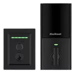 Cerradura inteligente WiFi con lector huellas digitales negro mate Halo Fingerprint Kwikset 99590-004