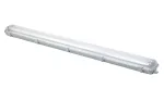 Lampara hermetica 2 luces LED 18W IP65 (126 x 10 cm) blanca Blumenau 80110024 (NO incluye tubo LED)