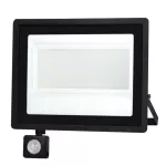 Reflector para exterior LED 100W 100-240V 6500K IP66 con sensor negro Tech Pro Blumenau 79100610