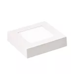 Lampara de sobreponer cuadrada LED 12W 100-240V 6500K (163 mm) blanco Blumenau 80706004
