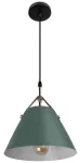 Lampara colgante E27 20W 100-240V (270 mm) verde Blumenau 86601046