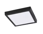 Plafon cuadrado LED 18W 100-240V 3000K (220 mm) negro Algedi III Tecnolite 18PTLLEDC30MVN
