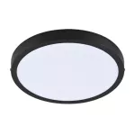 Plafon redondo LED 24W 100-240V 3000K (297 mm) negro Algedi IV Tecnolite 24PTLLEDR30MVN