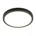 Plafon redondo LED 24W 100-240V 6500K (297 mm) negro Algedi IV Tecnolite 24PTLLEDR65MVN