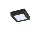 Plafon cuadrado LED 6W 100-240V 3000K (120 mm) negro Algedi I Tecnolite 6PTLLEDC30MVN