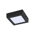 Plafon cuadrado LED 6W 100-240V 6500K (120 mm) negro Algedi I Tecnolite 6PTLLEDC65MVN