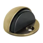 Tope para puerta en piso tipo media luna 4 cm laton antiguo Hermex TODO-2 / 48398 