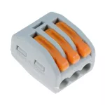 Conector de derivacion a presion 3 cables 12-18 AWG 32A Sonoff WAGO003 (100 por paquete)