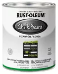 Pintura para pizarra base agua mate ChalkBoard cuarto (887 mL) Rust Oleum 322634 (negro brochable)