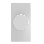Dimmer giratorio universal 200W sin neutro 1 modulo blanco Matix Go Bticino JW4414