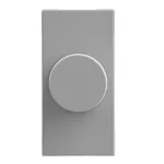 Dimmer giratorio universal 200W sin neutro 1 modulo gris Matix Go Bticino JG4414