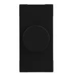 Dimmer giratorio universal 200W sin neutro 1 modulo negro Matix Go Bticino JB4414