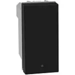 Interruptor 15A 127V 1 modulo negro Matix Go Bticino JB4001