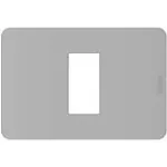 Placa 1 modulo gris Matix Go Bticino JA4803M1JG