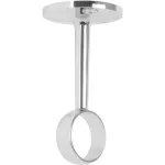 Soporte para tubo redondo de closet 25 mm (1”) cromo Hermex STR-3 / 48976 