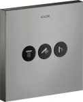 Mezclador para ducha 3 funciones cromo negro pulido ShowerSelect Axor 36717330