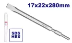 Cincel paleta Hex 3/4” x 11” (17 x 22 x 280 mm) Emtop ECHS072822