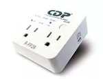 Protector de voltaje 2 tomas para refrigerador 1800W 15A 120VCA 350J CDP R-PP2R