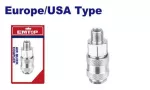 Acople para compresor macho tipo USA / Europa Emtop EMQP0950