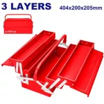 Caja para herramientas (404 x 200 x 205 mm) con 3 niveles Emtop ETBXS0301