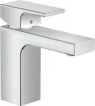 Griferia para lavatorio monomando bajo 100 con vaciador automatico cromo Vernis Shape Hansgrohe 71568000