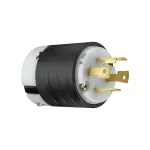 Enchufe de seguridad bloqueo media vuelta 30A 250V 4H negro Turnlock Pass&Seymour Legrand L1430P