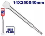 Cincel paleta SDS Plus 1-1/2” x 10” (40 x 14 x 250 mm) Emtop ECHS132501