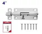 Cerrojo corredizo 4” galvanizado Emtop EMCX2K04