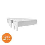Tapa final para canaleta 100 x 40 mm JSL TT10040B