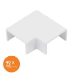 Angulo plano para canaleta 40 x 16 mm Efapel 10063