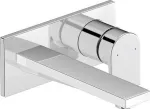 Griferia para lavatorio de pared caño de 171 mm cromo Tulum Duravit TU1070004010+GK1900002000 (cuerpo interno incluido)