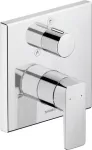 Mezclador para ducha monomando con desviador cromo Manhattan Duravit MH4210012010 (NO incluye cuerpo interno)