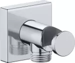 Salida de agua pared para regadera telefono con soporte y valvula anti-retorno cromo Duravit UV0630010010