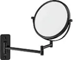 Espejo de afeitar redondo 200 mm negro mate D-Code Duravit 0099124600