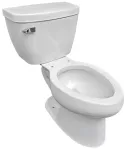 Inodoro dos piezas elongado descarga 3.8 litros 1000 gramos con presion asistida blanco Sloan WETS-8009.8016 / 2108009+2108016