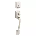 Cerradura principal con manija Tripoli niquel satinado 15 Prague kwitset 98180-025