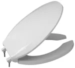 Asiento para inodoro blanco elongado frente abierto Serie Z5950 Zurn Z5957SS-EL