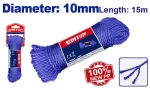 Cuerda pp monofilamento torcido 10 mm 15 metros Emtop EMRZ1310