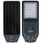 Lampara para calle solar LED 100W 100-240V 1600lm 6500K IP65 (436 x 180 mm) gris oscuro Blumenau 75100165