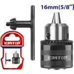Chuck con llave 16 mm (5/8”) Emtop EKCY1601