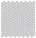 Mosaico mate Penny NatureGlass White 28.7 x 28.4 cm ONIPENWHIM