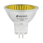 Bombillo halogeno GU5.3 MR16 50W 500lm amarillo Volteck JR-50A / 47256