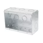 Caja EMT rectangular triple 4" x 6" reforzada Volteck CCH-4X6 / 47312