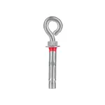 Anclaje expansivo 10 x 65 mm con tornillo ojo cerrado Fiero TAE-10X60C / 47561 (4 por paquete)