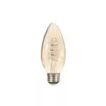 Bombillo LED vintage E27 C35 3.8W 127V 2700K 190lm (tipo vela con filamento en espiral) Tecnolite 4DC35LEDFTE27V27A