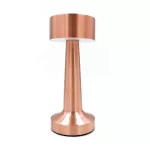 Lampara de mesa dimeable tactil LED 3W 3000K/4000K/6500K (21 cm) recargable bronce antiguo Tecnolite 3DTTLLED10DCCCBA