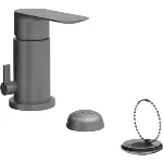 Griferia para bidet monomando gun metal Coty Franz Viegener Z189/D9-GM