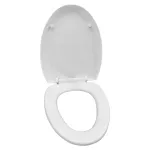 Asiento para inodoro premium elongado blanco Roxy 2016 Prime
